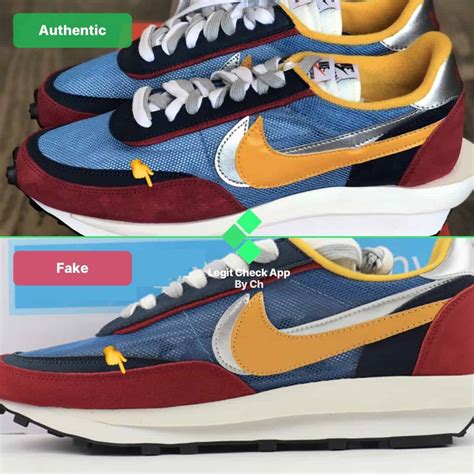 how to tell if nike sacai are fake|Sacai VaporWaffle Legit Check: Real Vs Fake (2024).